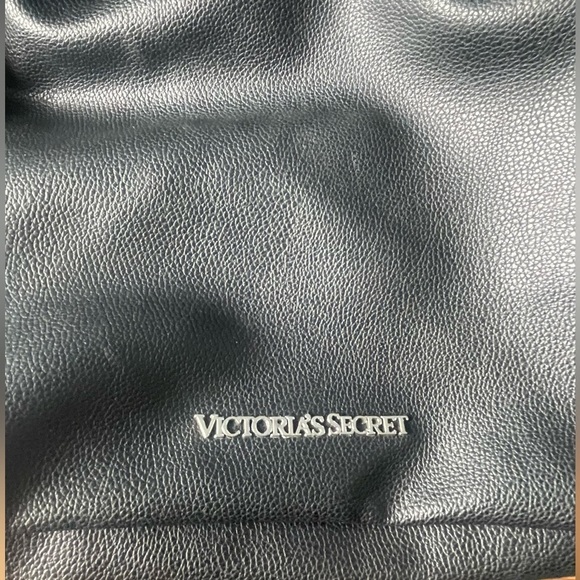 Black backpack drawstring backpack travel bag gym bag Victoria’s Secret bag - Picture 9 of 16